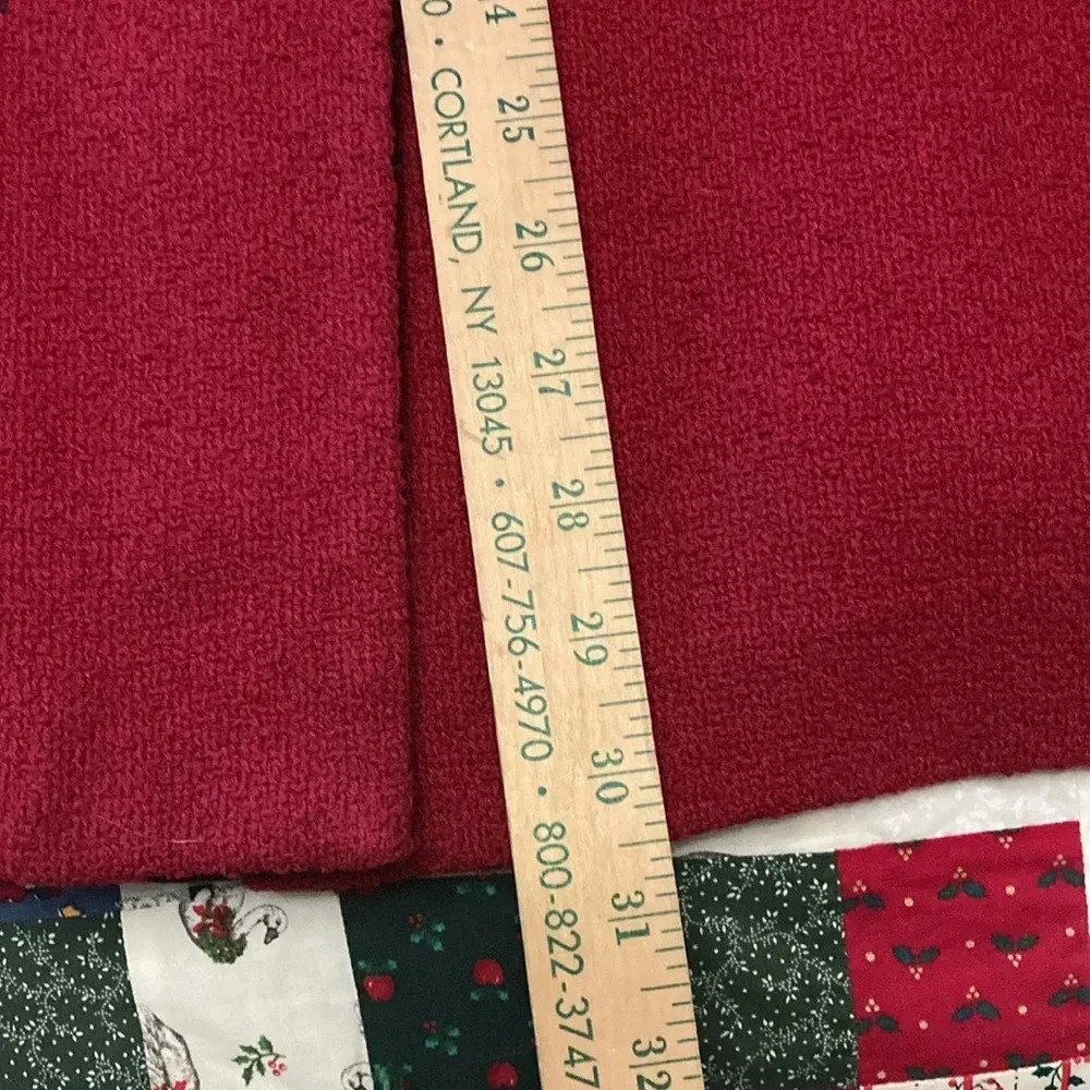 Vintage K.D. Spring wearable art blazer womens L Red Boho artsy layering - Picture 12 of 16